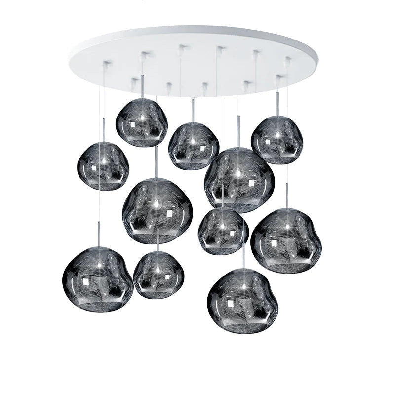 Nokmo | Multi-Arm Pendant Light | Sculptural Melt Design