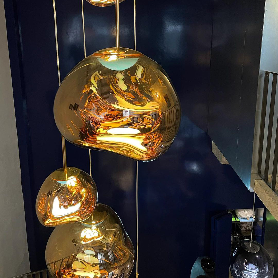 Nokmo | Multi-Arm Pendant Light | Sculptural Melt Design