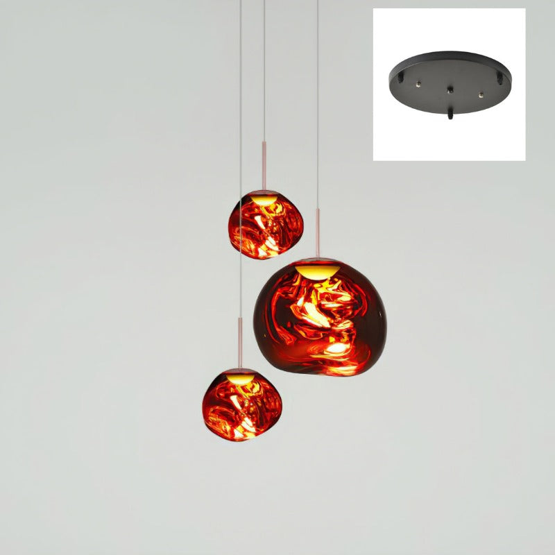 Nokmo | Multi-Arm Pendant Light | Sculptural Melt Design
