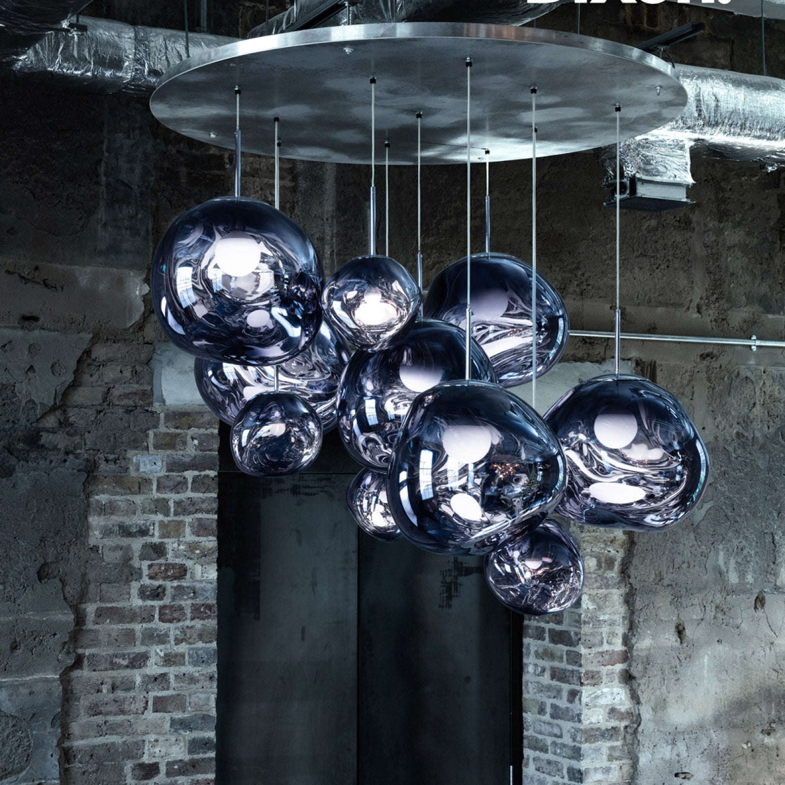 Nokmo | Multi-Arm Pendant Light | Sculptural Melt Design