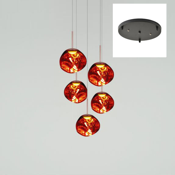 Nokmo | Multi-Arm Pendant Light | Sculptural Melt Design