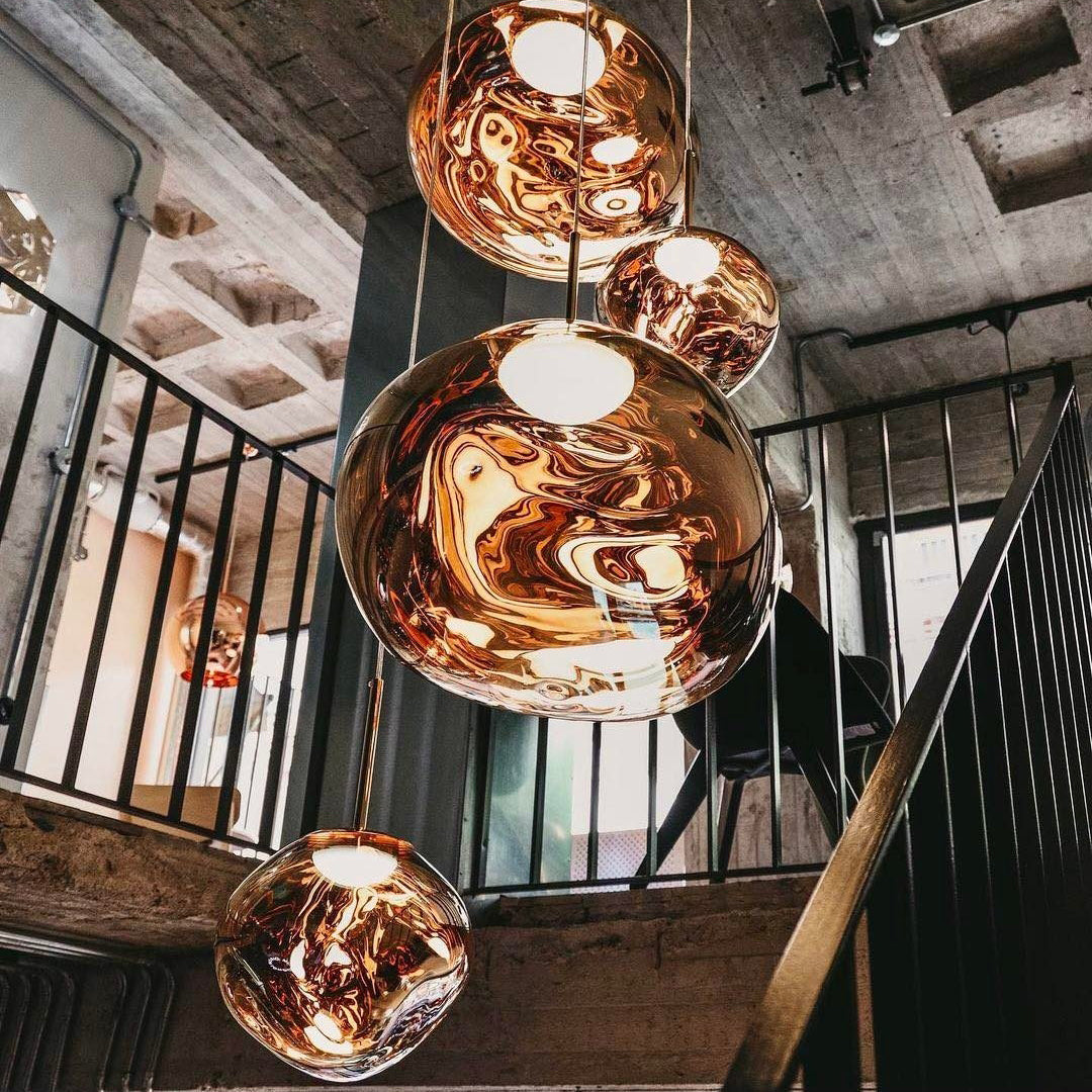 Nokmo | Multi-Arm Pendant Light | Sculptural Melt Design