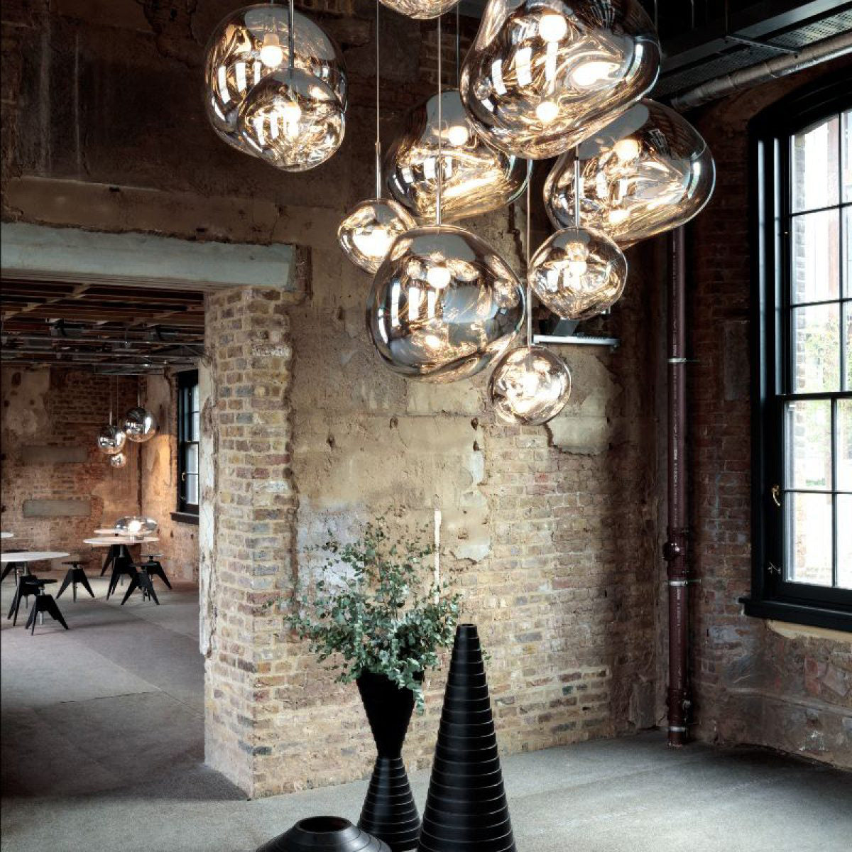 Nokmo | Multi-Arm Pendant Light | Sculptural Melt Design