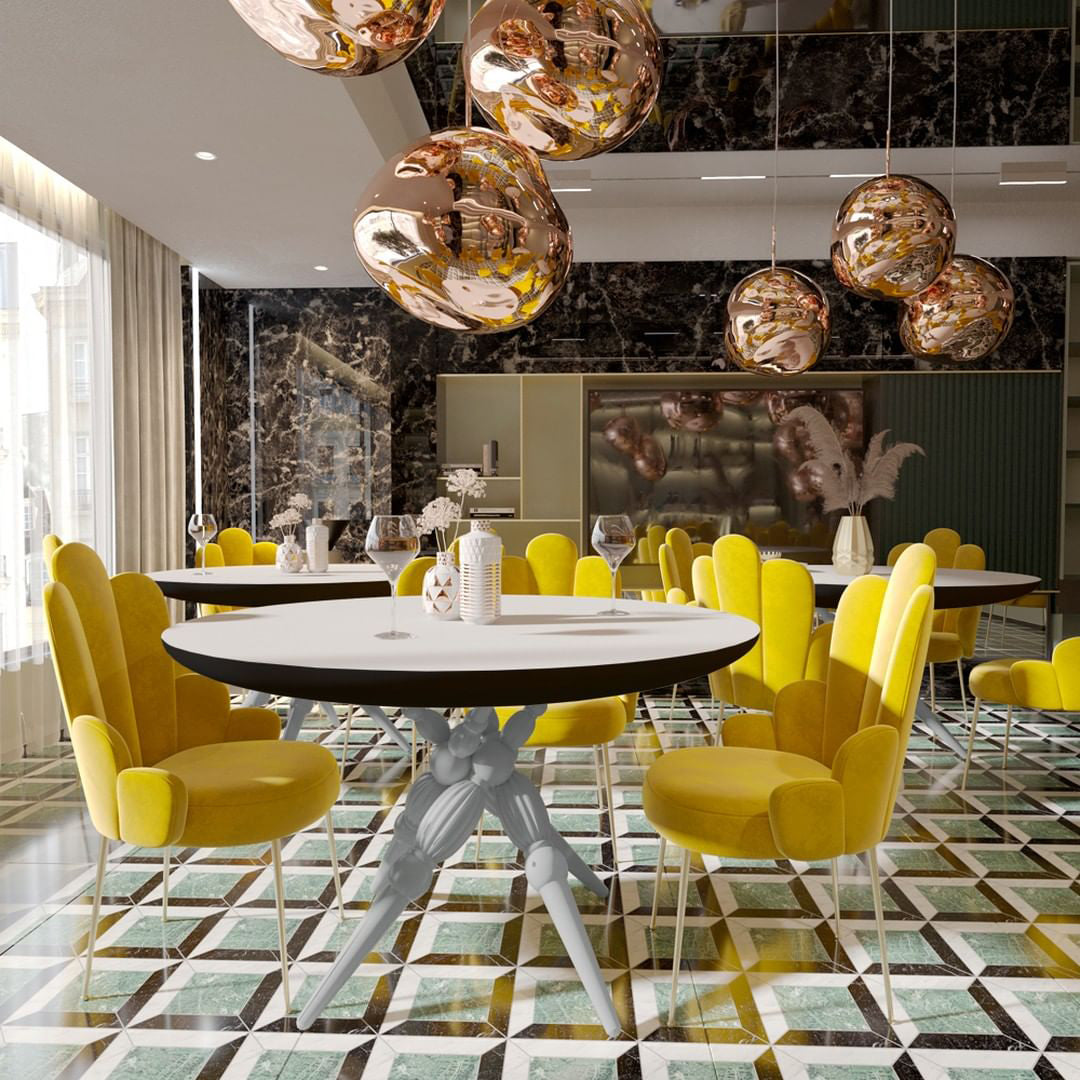 Nokmo | Multi-Arm Pendant Light | Sculptural Melt Design