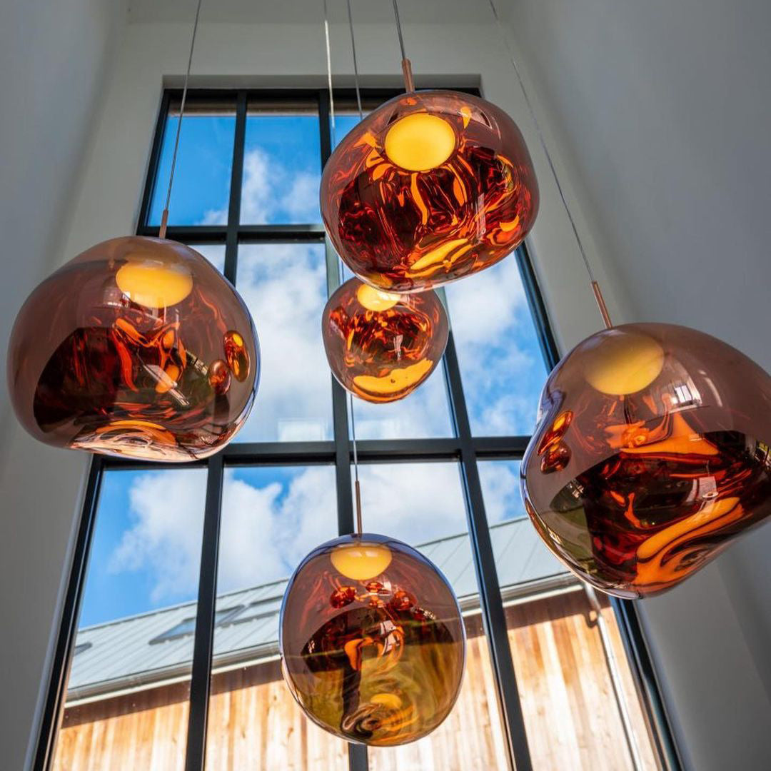 Nokmo | Multi-Arm Pendant Light | Sculptural Melt Design