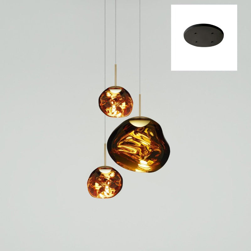 Nokmo | Multi-Arm Pendant Light | Sculptural Melt Design