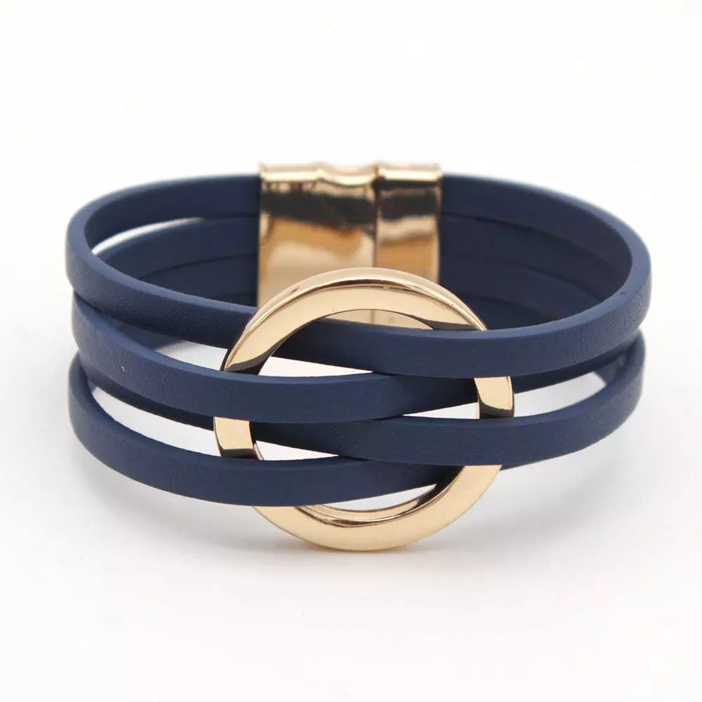 Nokmo | Multi-Layered O-Leather Wrap Bracelet