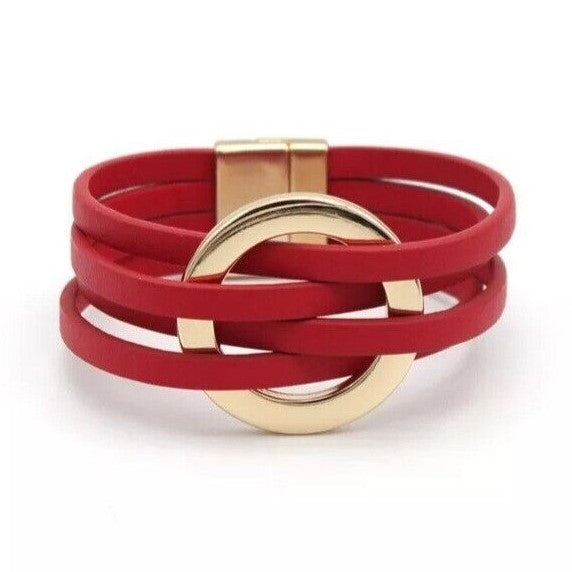 Nokmo | Multi-Layered O-Leather Wrap Bracelet