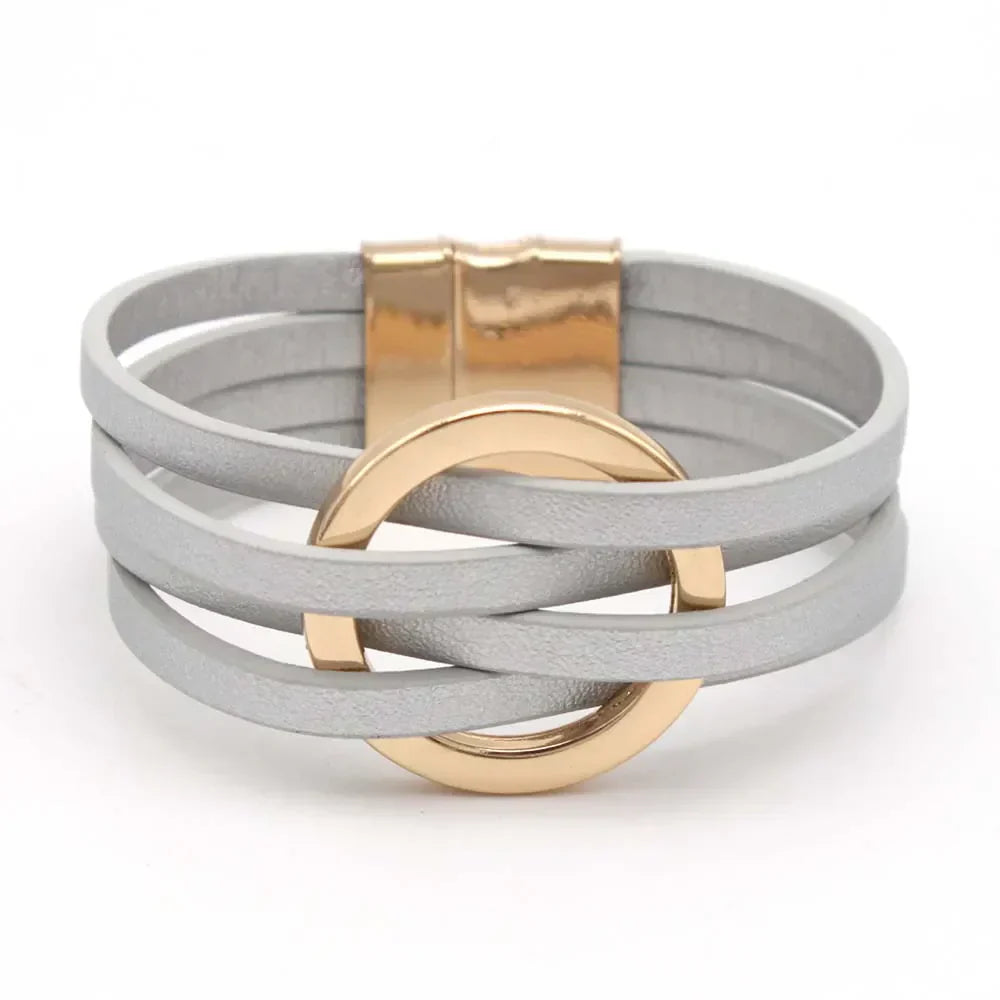 Nokmo | Multi-Layered O-Leather Wrap Bracelet