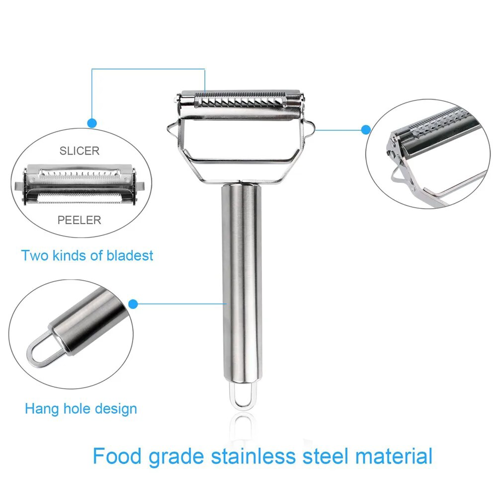 Nokmo | Multifunctional Stainless Steel Peeler