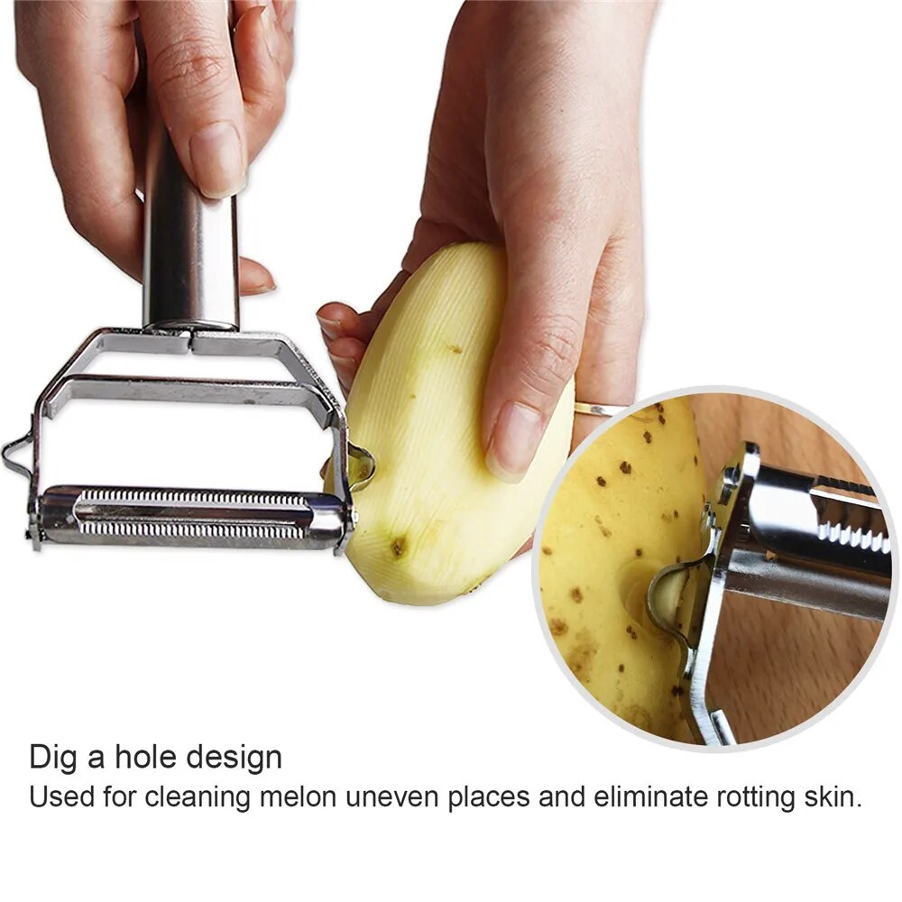 Nokmo | Multifunctional Stainless Steel Peeler