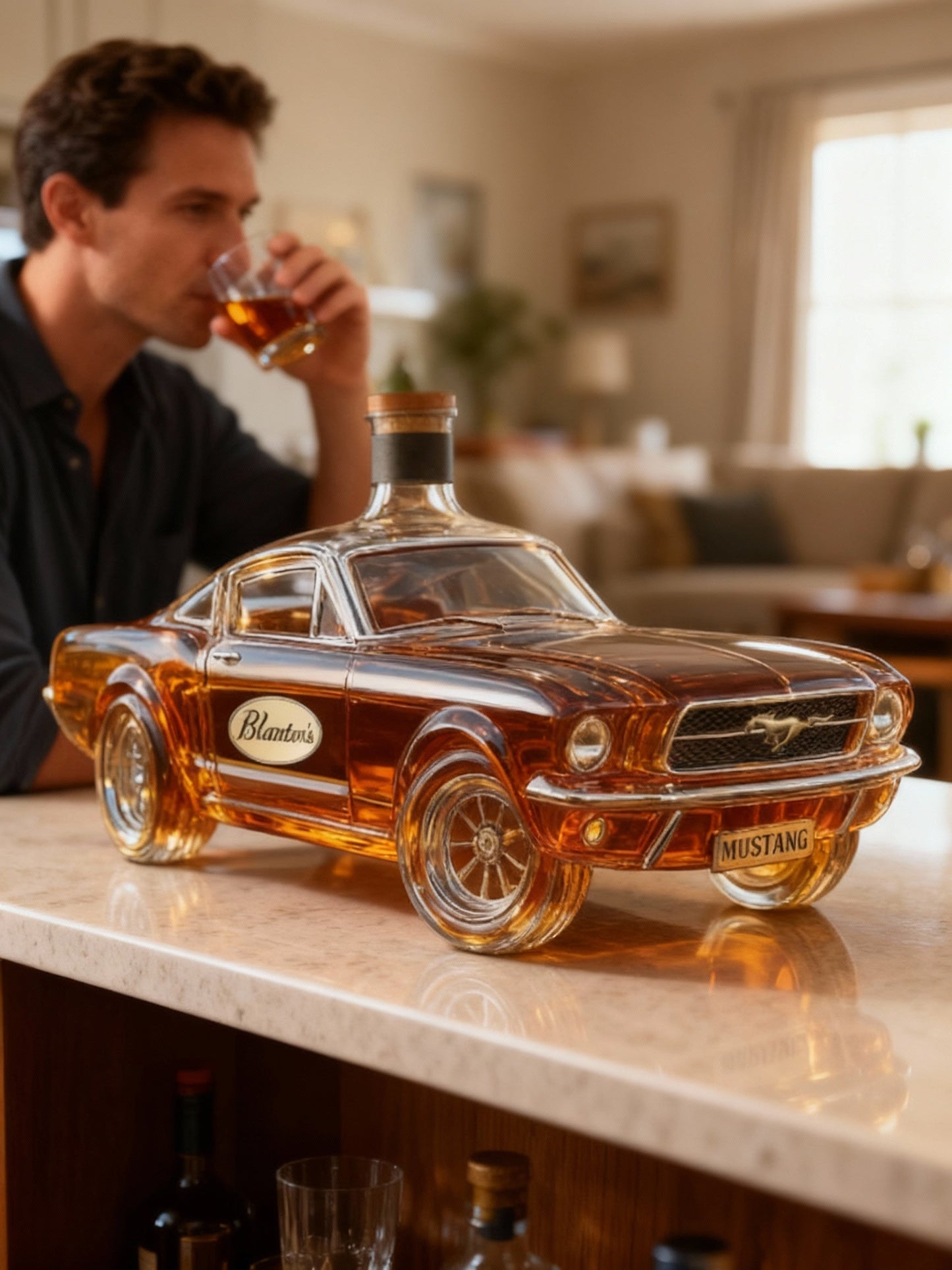 Nokmo | Mustang Car Shaped Whiskey Decanter