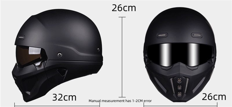 Nokmo | Mystic Rider Removable Full Face Helmet
