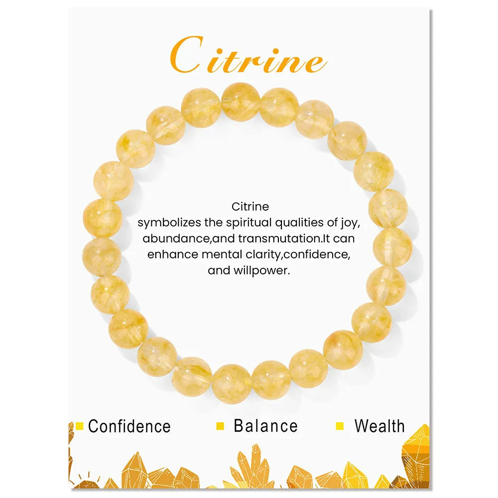 Nokmo | Natural Crystal Healing Energy Bracelet - Aria