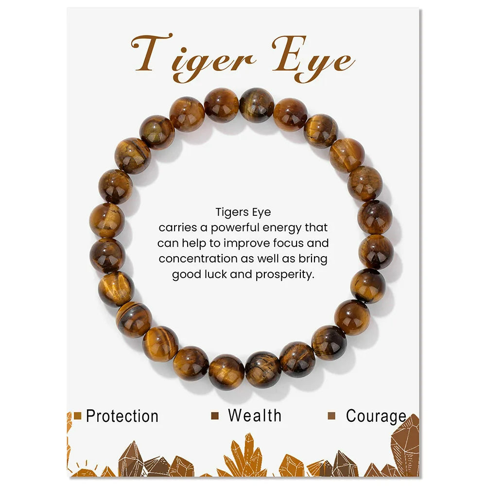Nokmo | Natural Crystal Healing Energy Bracelet - Aria