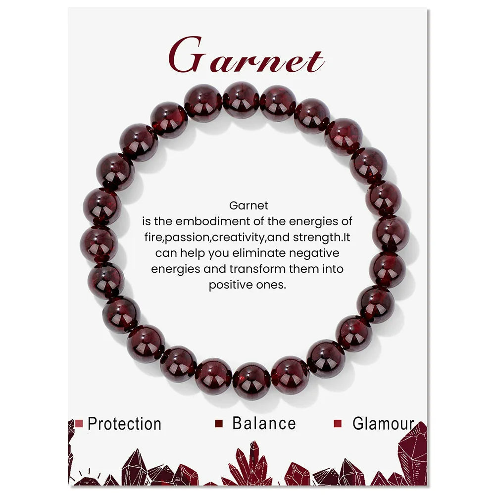 Nokmo | Natural Crystal Healing Energy Bracelet - Aria
