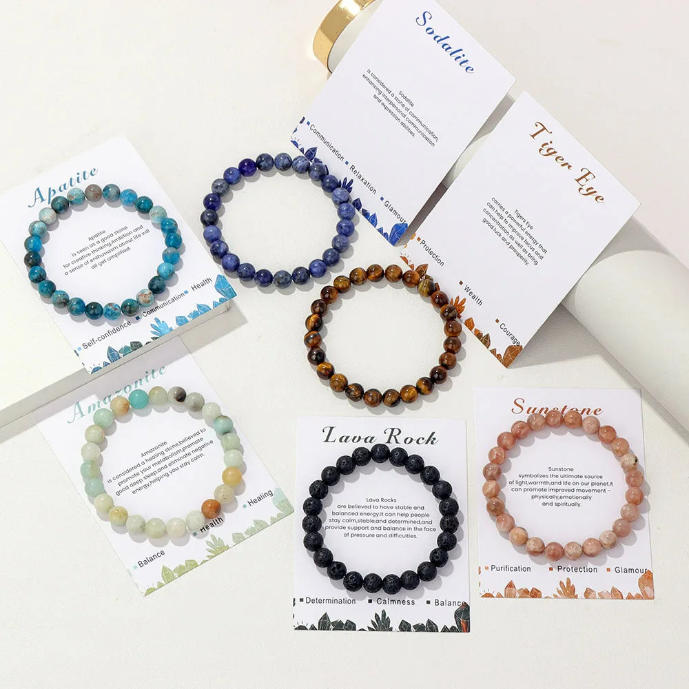 Nokmo | Natural Crystal Healing Energy Bracelet - Aria