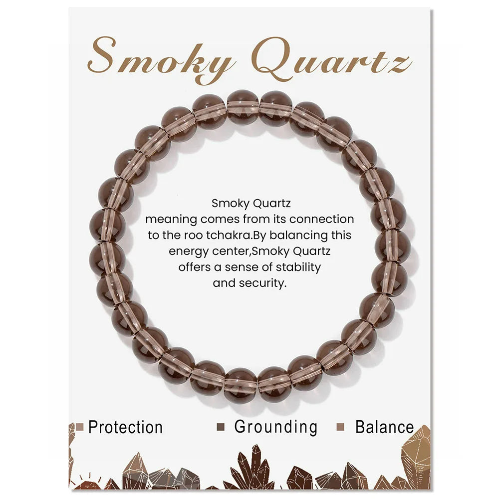 Nokmo | Natural Crystal Healing Energy Bracelet - Aria
