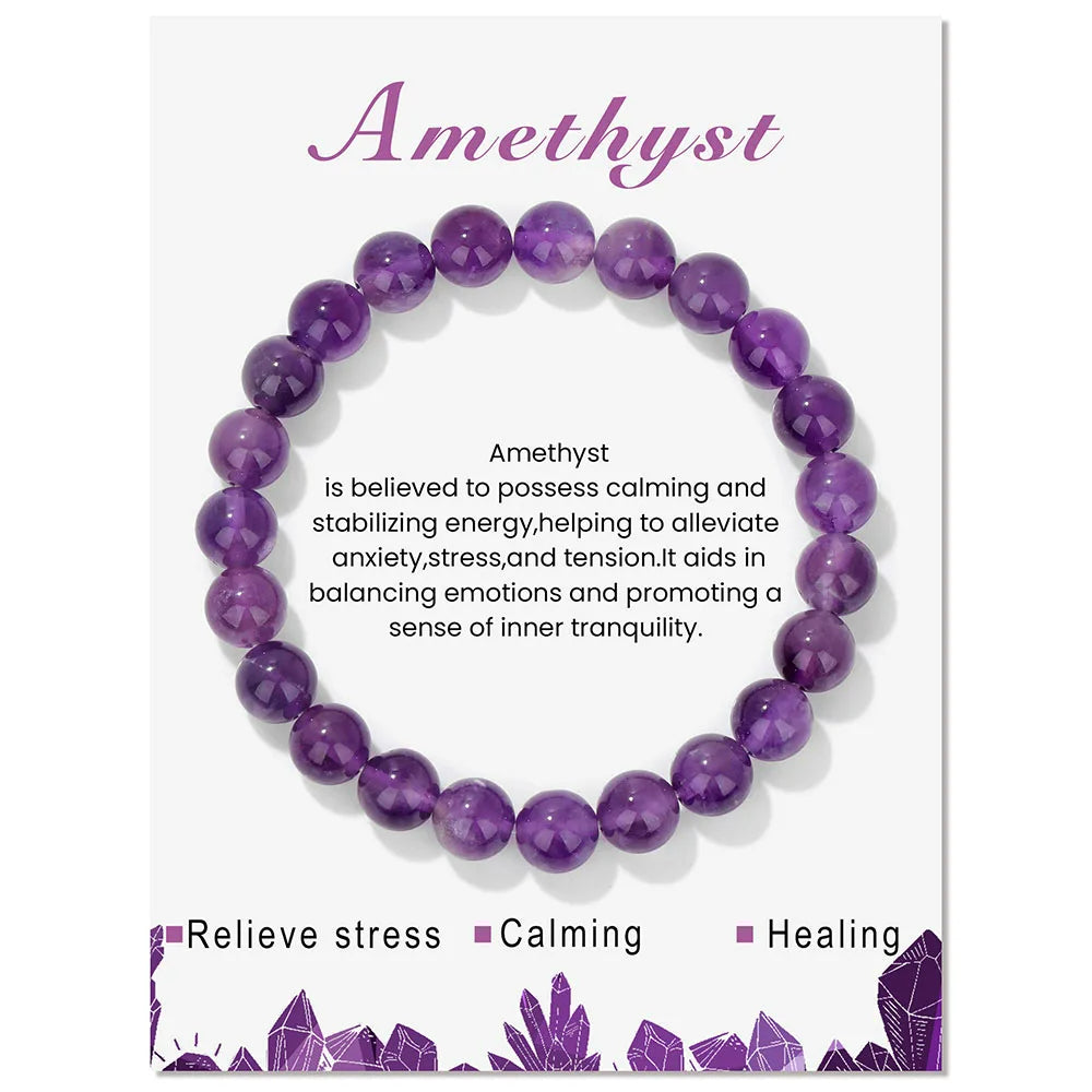 Nokmo | Natural Crystal Healing Energy Bracelet - Aria