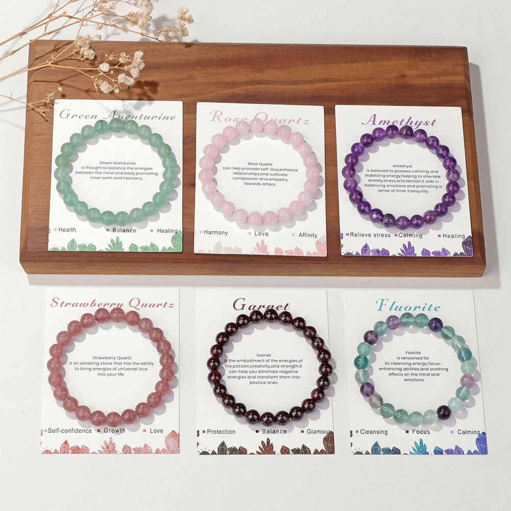 Nokmo | Natural Crystal Healing Energy Bracelet - Aria