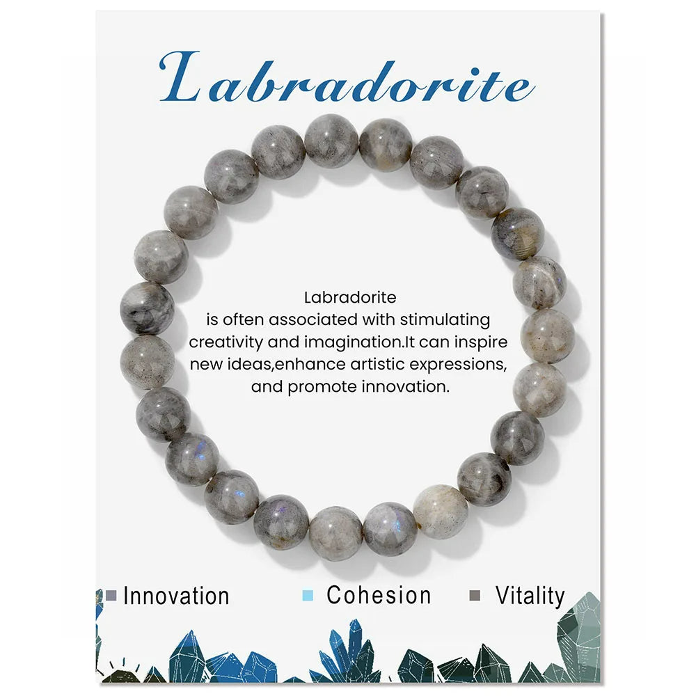 Nokmo | Natural Crystal Healing Energy Bracelet - Aria