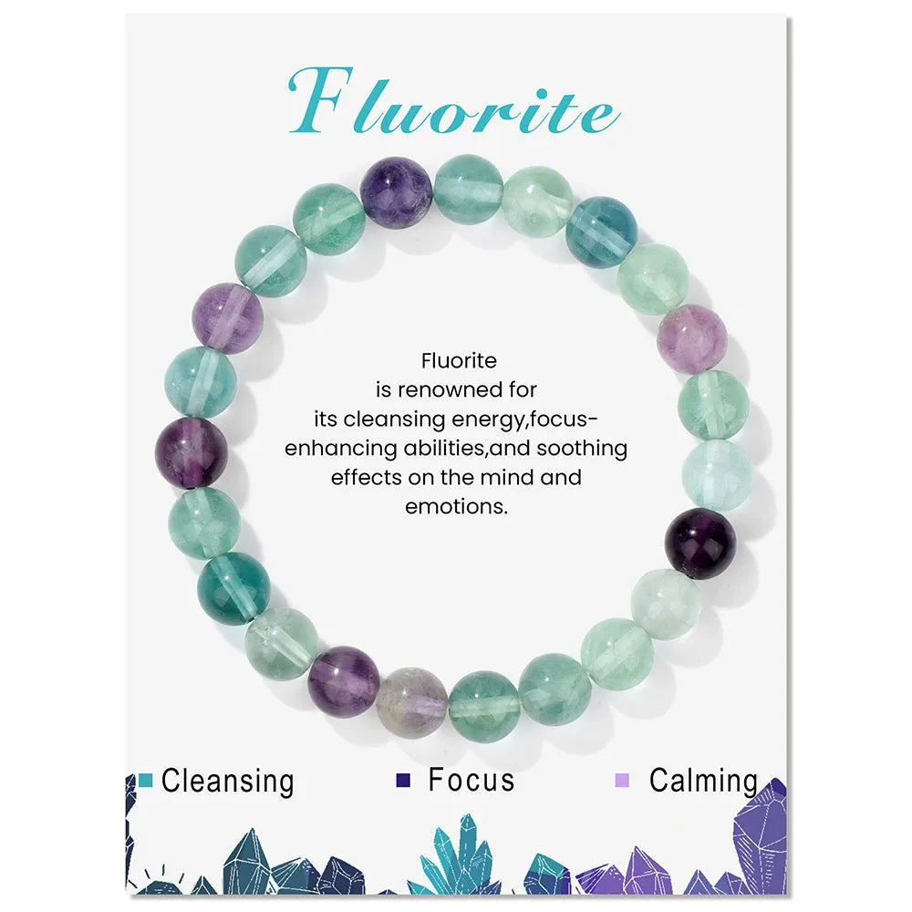 Nokmo | Natural Crystal Healing Energy Bracelet - Aria