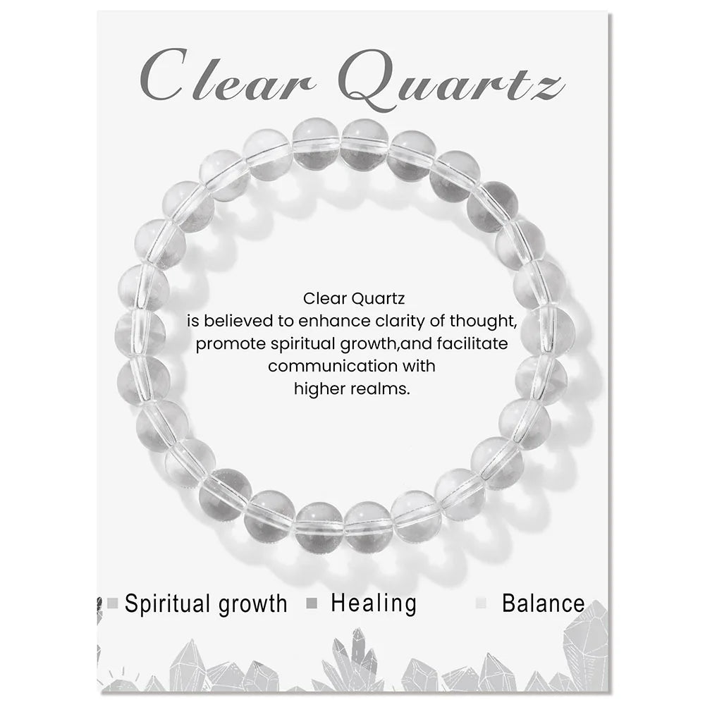 Nokmo | Natural Crystal Healing Energy Bracelet - Aria