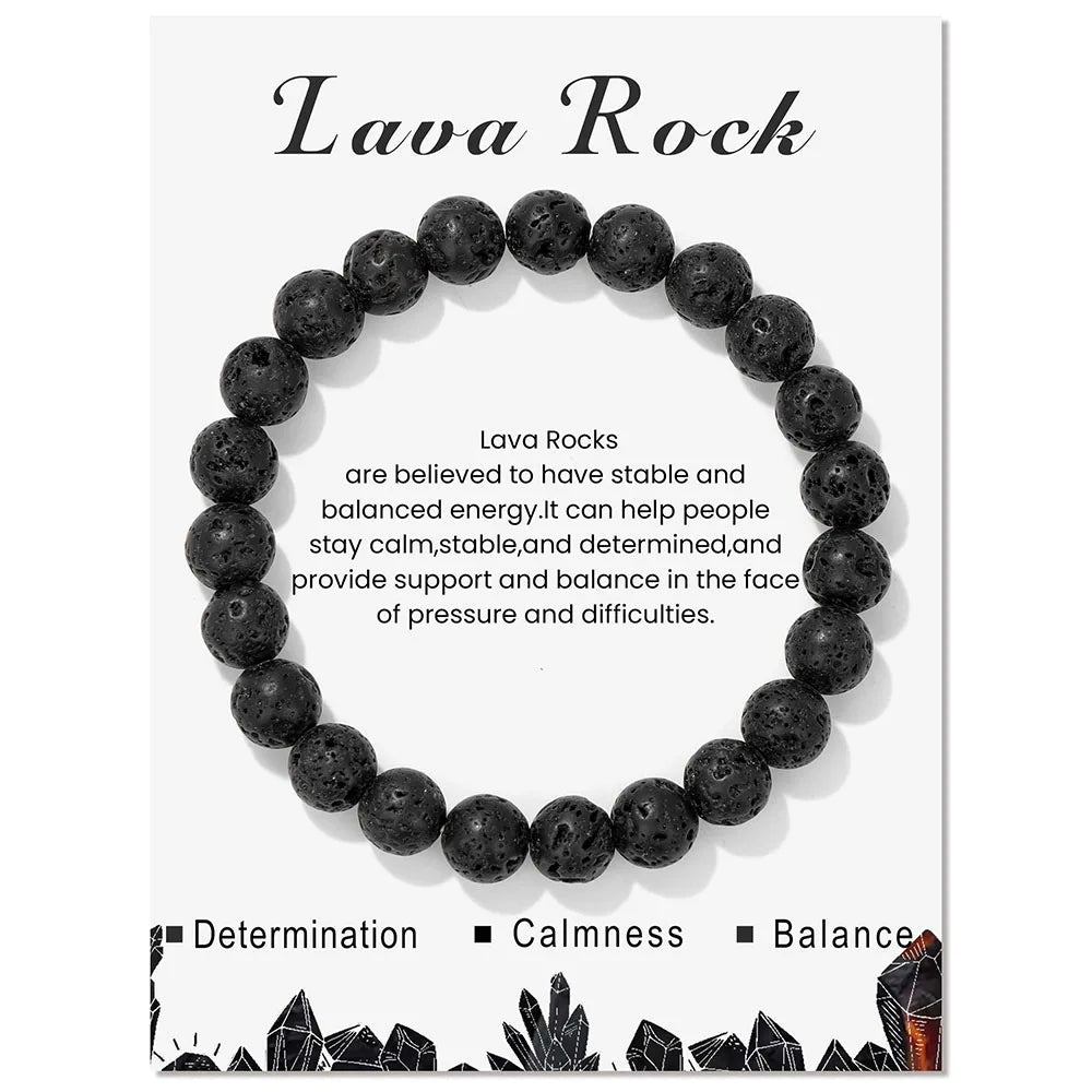 Nokmo | Natural Crystal Healing Energy Bracelet - Aria