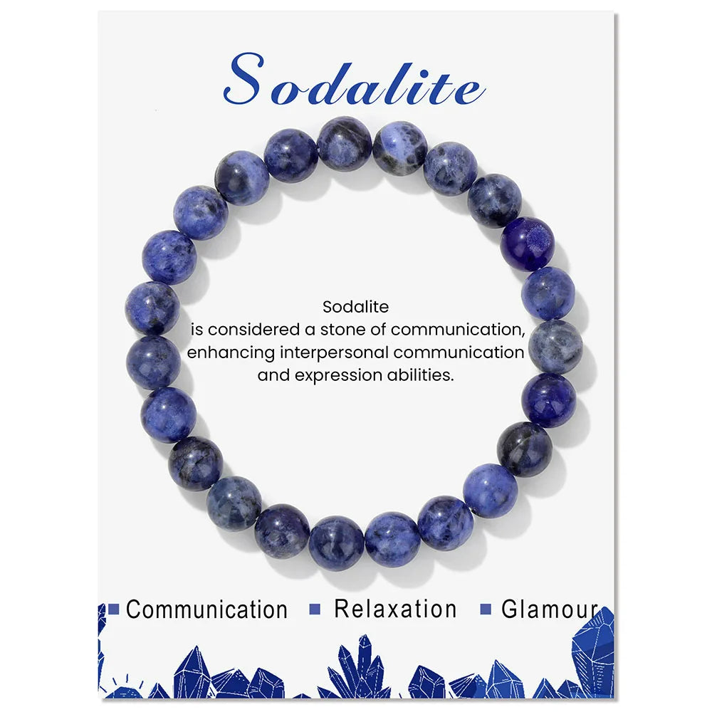 Nokmo | Natural Crystal Healing Energy Bracelet - Aria