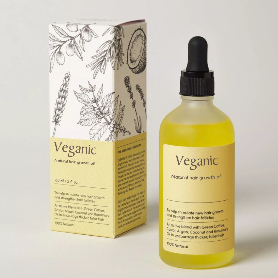 Nokmo | Natural Hair Growth Oil – Strengthens & Revitalizes Thin, Brittle Hair