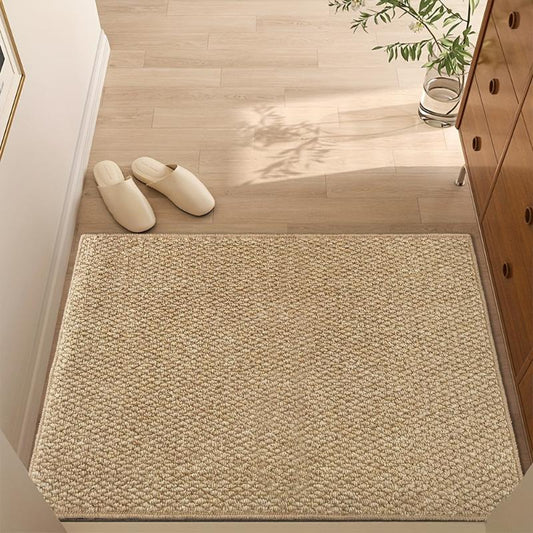 Nokmo | Natural Jute Door Mat - Durable and Elegant Mat for Refined Entrances