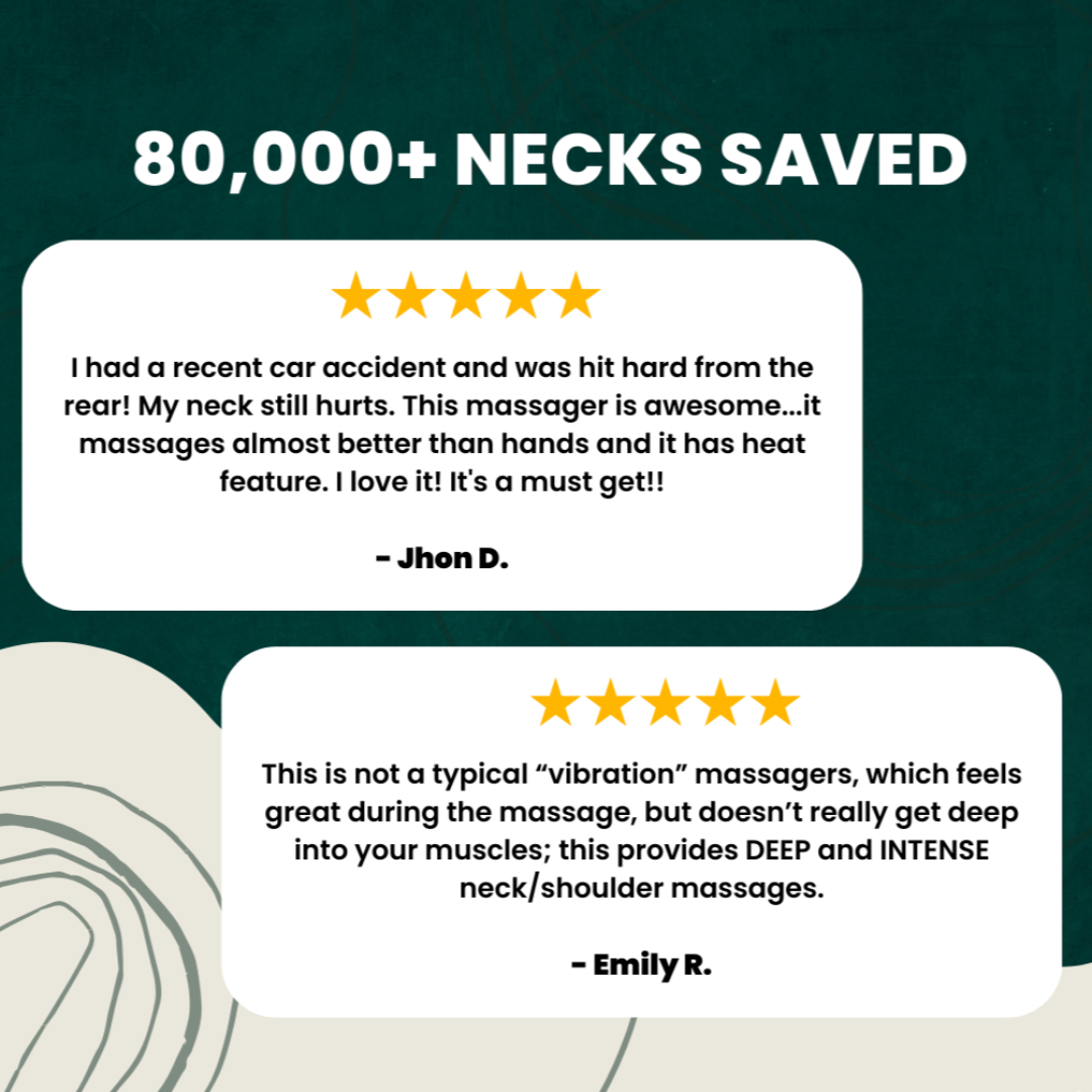 Nokmo | Neck Warmer & Massage Device | Neck and Shoulder Heat for Muscle Relaxation | Adjustable Settings for Stress Reduction | Targeted Neck Pain Relief and Relaxation