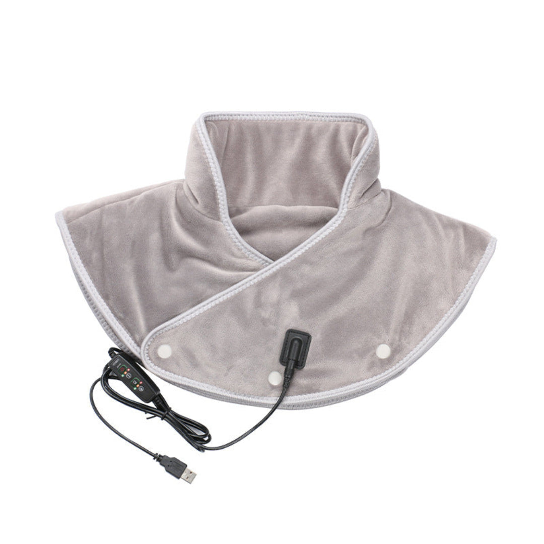 Nokmo | Neck Warmer & Massage Device | Neck and Shoulder Heat for Muscle Relaxation | Adjustable Settings for Stress Reduction | Targeted Neck Pain Relief and Relaxation
