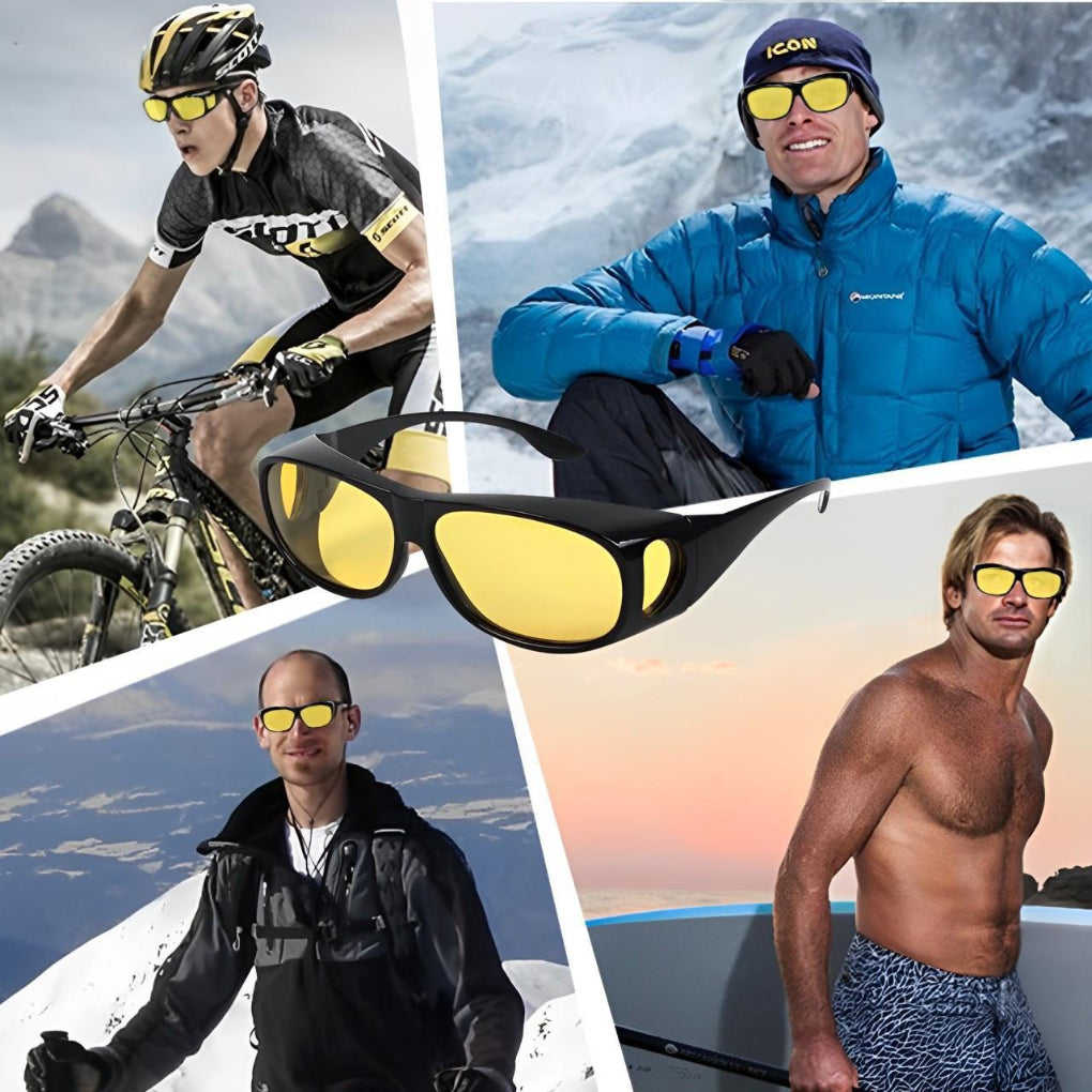 Nokmo | Night Driving Glasses with Yellow Tinted Lenses