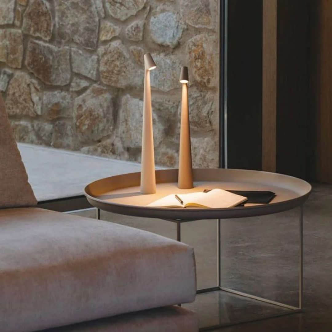 Nokmo | Nordic Minimalist Design Mood Light | Wireless | LED | Reading Lamp | Table Lamp