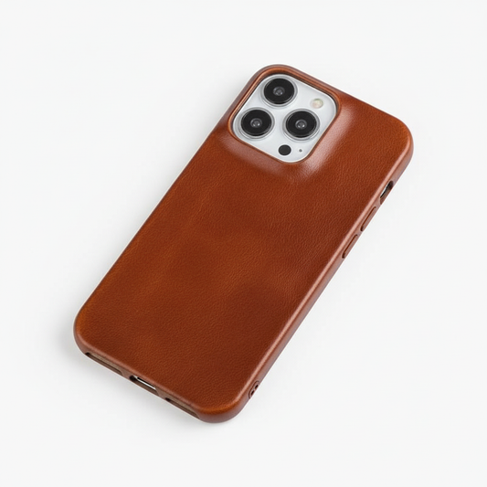 Nokmo | Oil Wax Genuine Leather Apple iPhone Case
