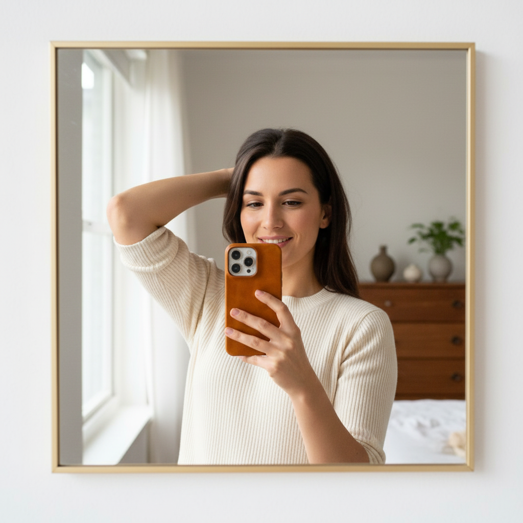 Nokmo | Oil Wax Genuine Leather Apple iPhone Case