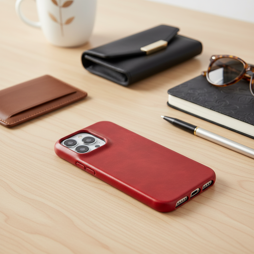 Nokmo | Oil Wax Genuine Leather Apple iPhone Case