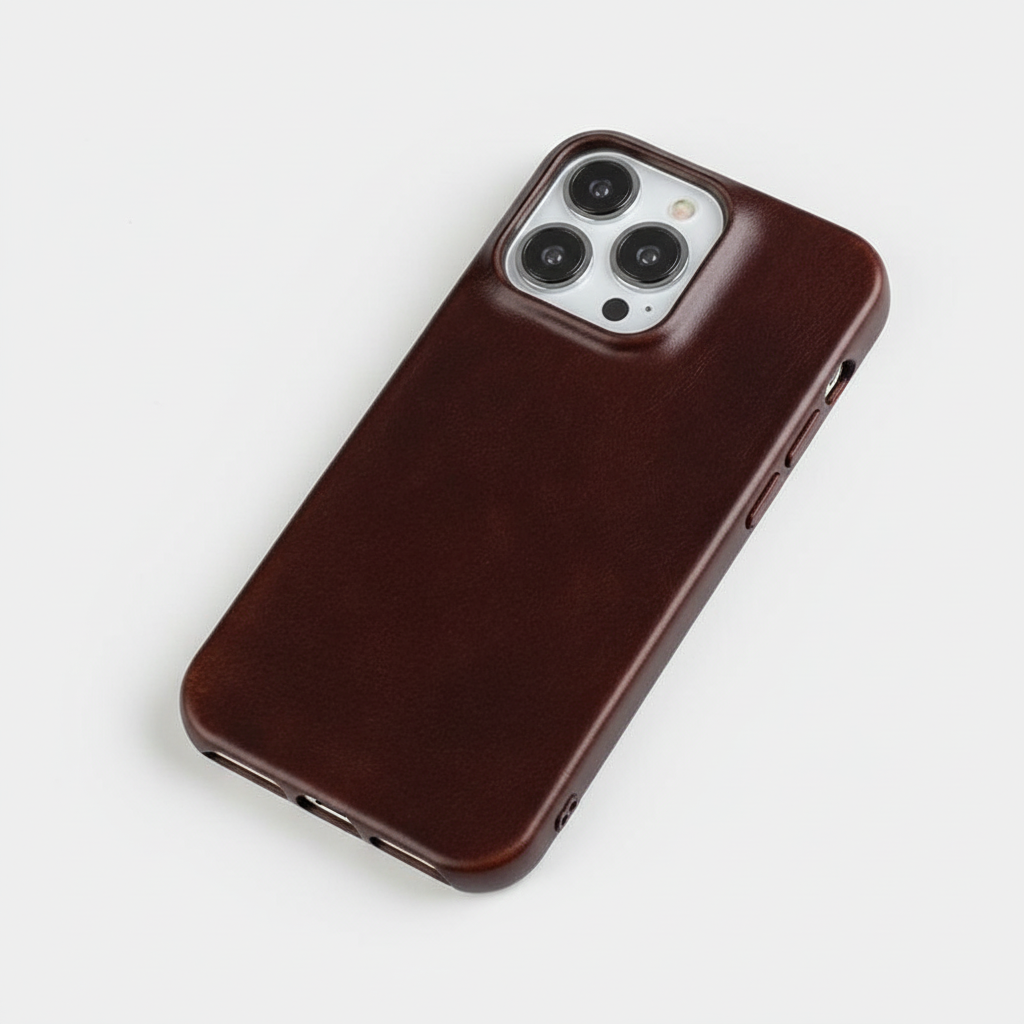 Nokmo | Oil Wax Genuine Leather Apple iPhone Case