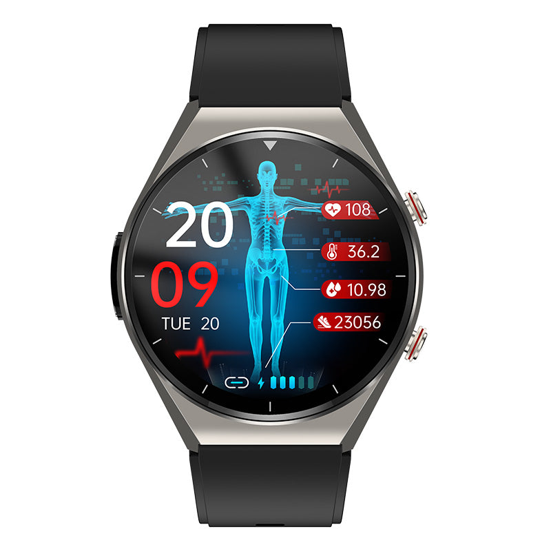Nokmo | One-Click Blood Sugar | Blood Glucose Blood Pressure ECG | ECG HRV Heart Rate Monitor Health Smart Watch