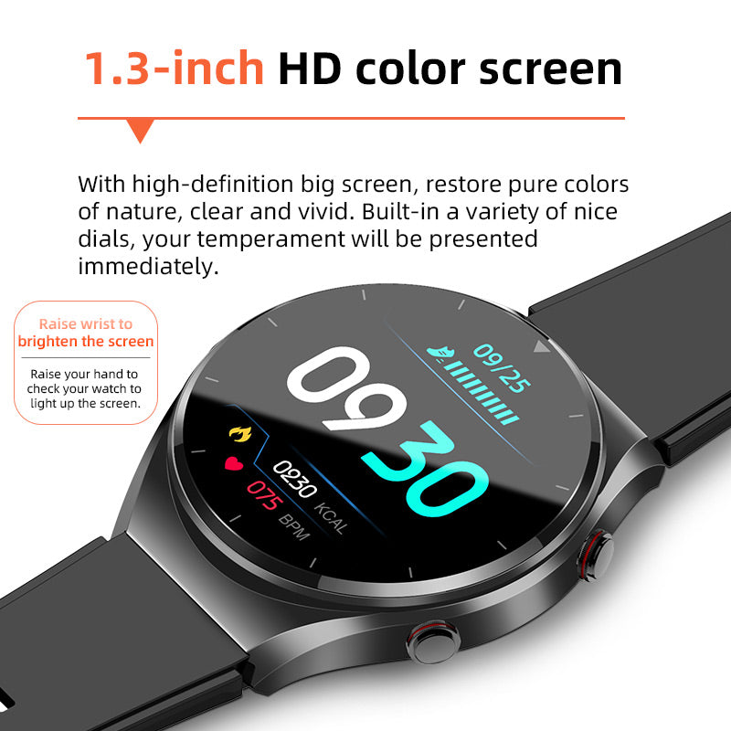 Nokmo | One-Click Blood Sugar | Blood Glucose Blood Pressure ECG | ECG HRV Heart Rate Monitor Health Smart Watch