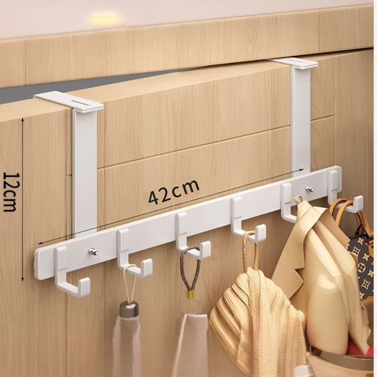 Nokmo | Over-the-Door Hook Rack with 6 Hooks
