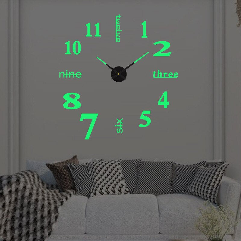 Nokmo | Oversized Modern Wall Clock