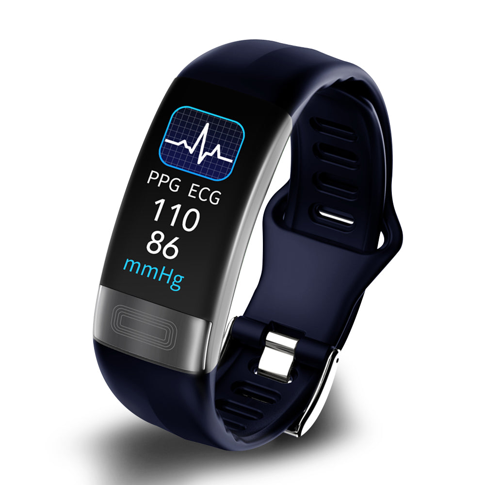 Nokmo | P11 Plus Health Tracker | Professional ECG & Blood Pressure Monitoring | HRV Analysis with Lorenz Scatter Plot | SpO2 & Sleep Screening | IP67 Waterproof | Cycle Tracking