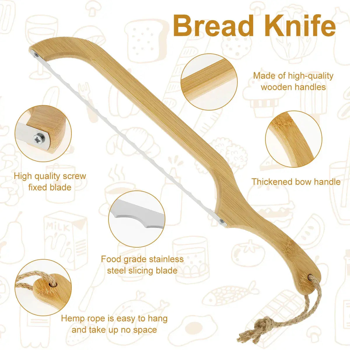 Nokmo | Perfect Bread Knife For Effortless Slicing