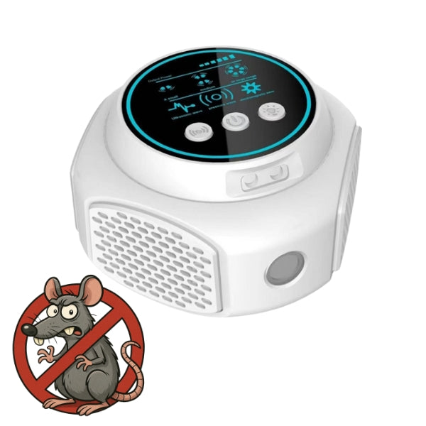 Nokmo | Plug-In Ultrasonic Rat Repellent | Chemical-Free. Silent & Covers Up to 3200 sq. ft. for Indoor and Outdoor Use