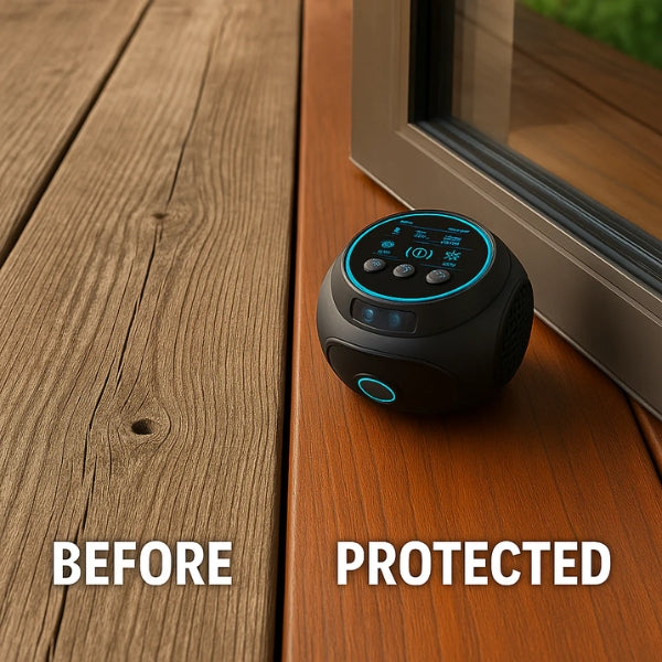 Nokmo | Plug-In Ultrasonic Rat Repellent | Chemical-Free. Silent & Covers Up to 3200 sq. ft. for Indoor and Outdoor Use