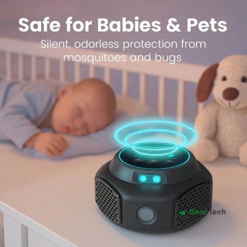 Nokmo | Plug-In Ultrasonic Rat Repellent | Chemical-Free. Silent & Covers Up to 3200 sq. ft. for Indoor and Outdoor Use