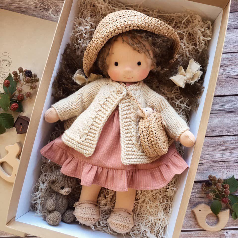 Nokmo Poppi | Handcrafted Waldorf Cuddle Doll | Soft, Organic & Non-Toxic