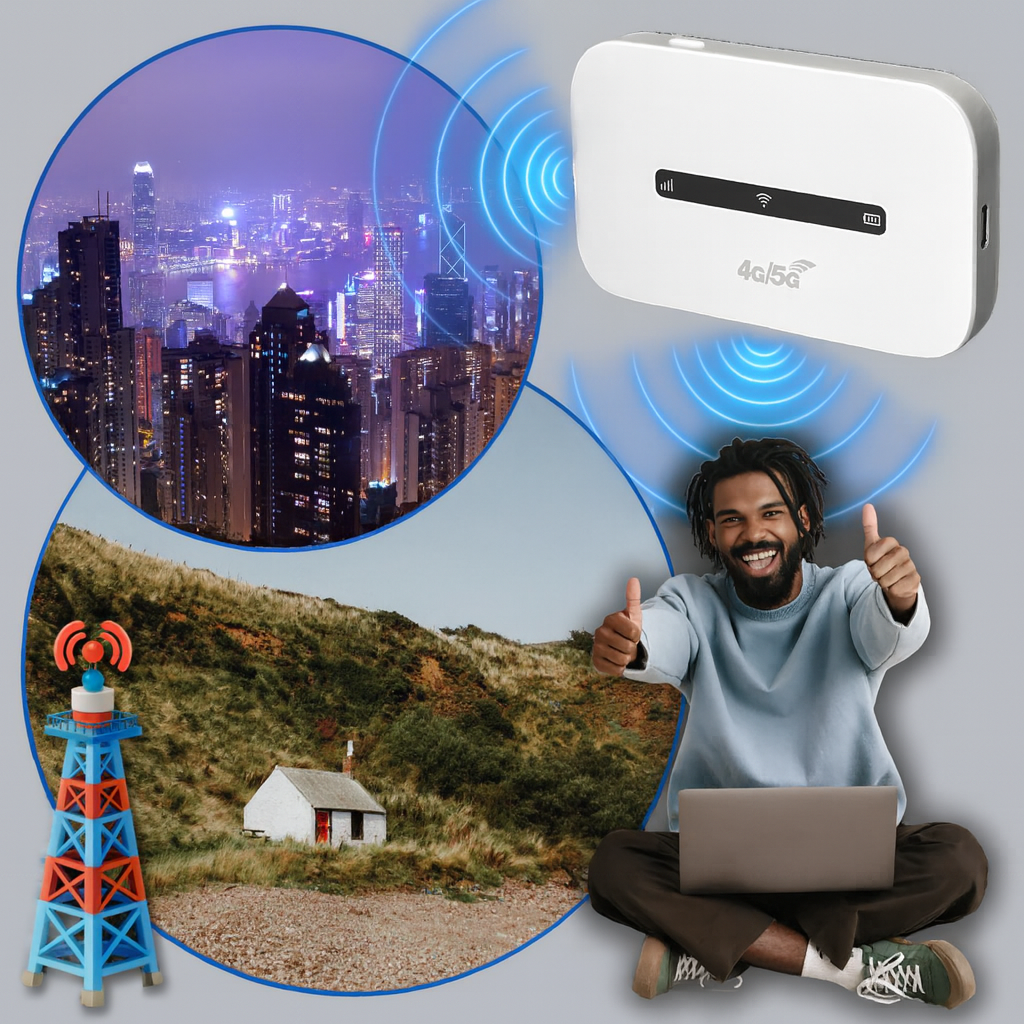 Nokmo | Portable 4G/5G Wi-Fi Hotspot Router